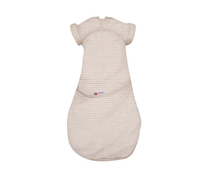 *Organic* Swaddles | Heathered Oatmeal Stripe