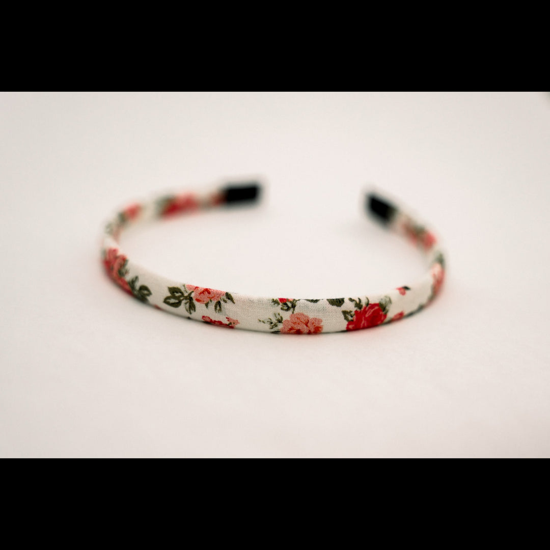 Petite Petals Headband | Crimson Rose