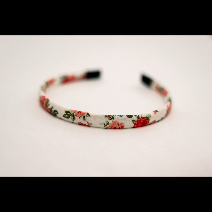 Petite Petals Headband | Crimson Rose
