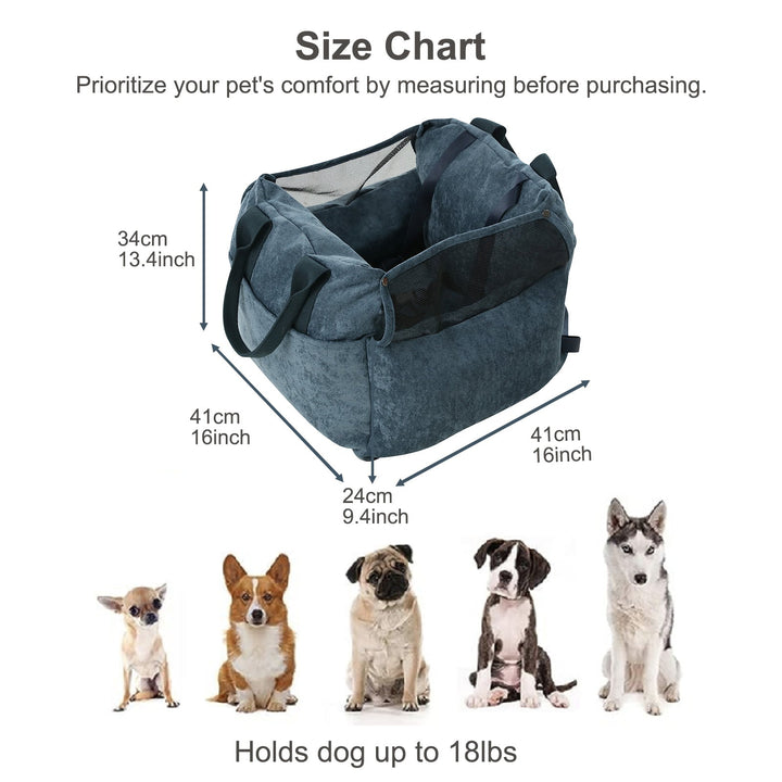 Puff Guard Dog Car Seat