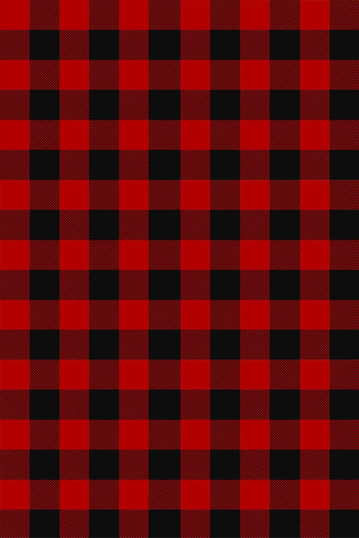 Buffalo Plaid Red & Black