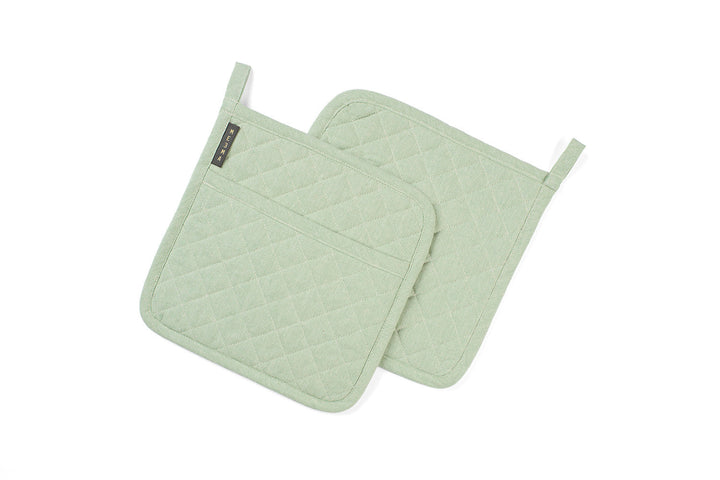Quilted Potholders, Set of 2