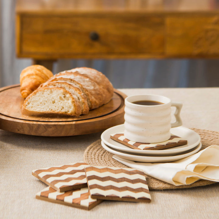 Marquewood Chevron Coasters