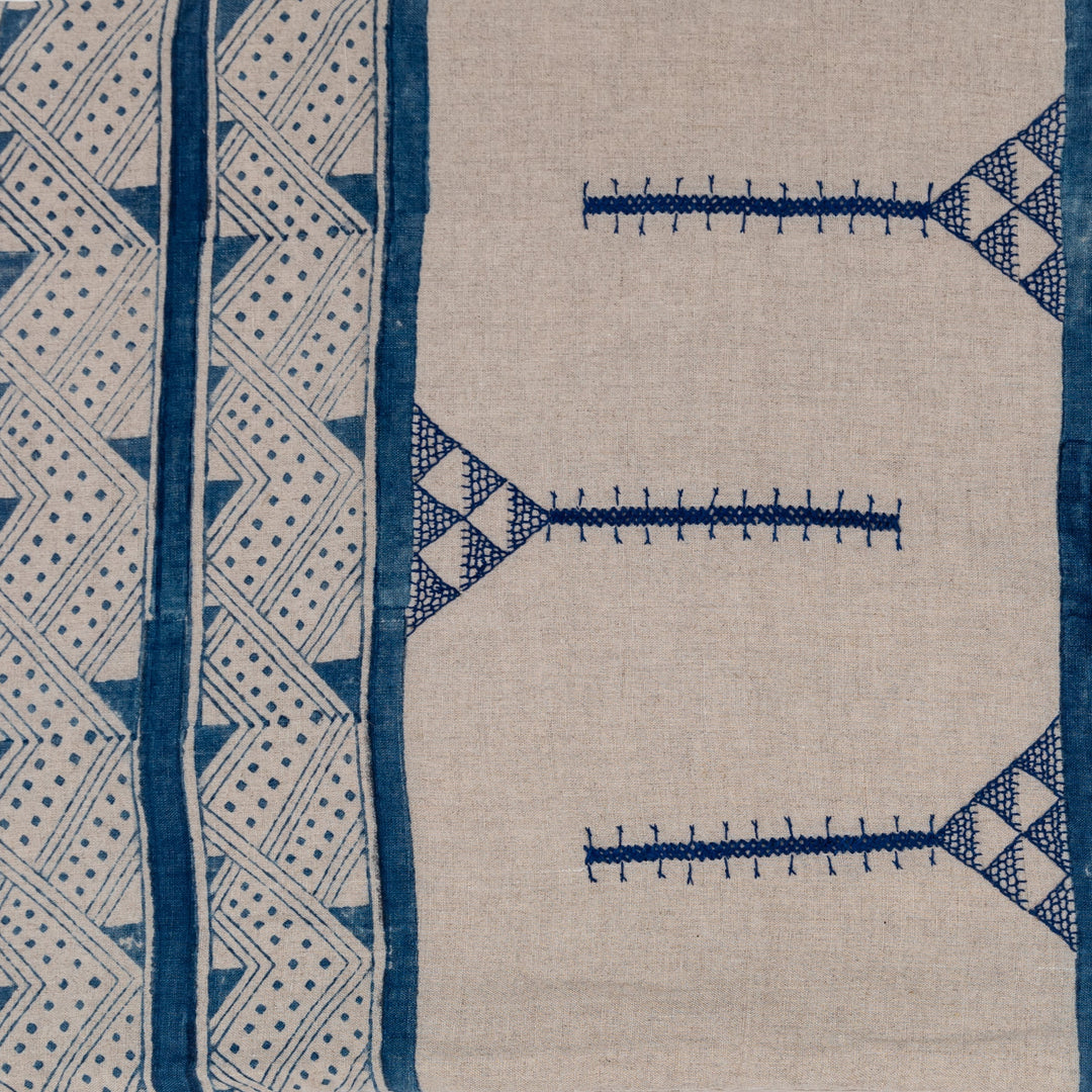 Mancala Indigo Lumbar Pillow