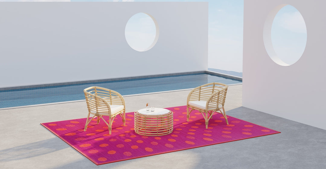 Crazy Dots Orange & Red