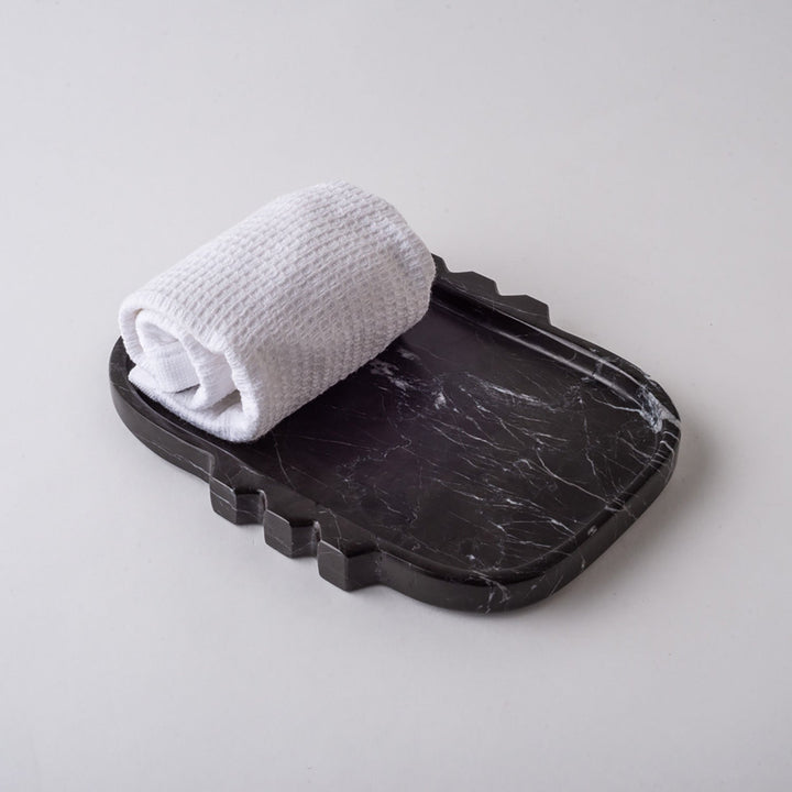 Tauro Tray | Black Marble