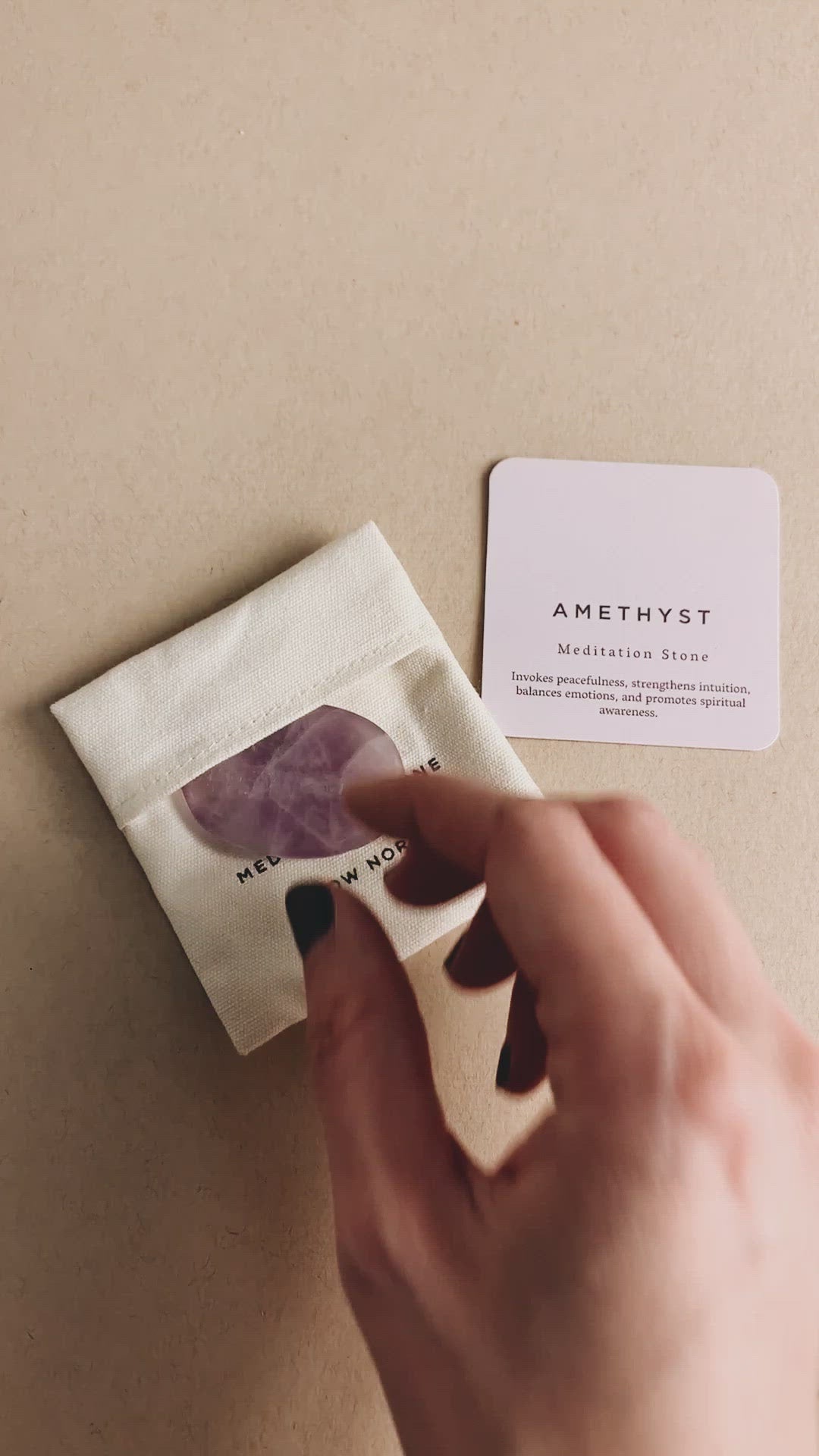Amethyst | Meditation Stone