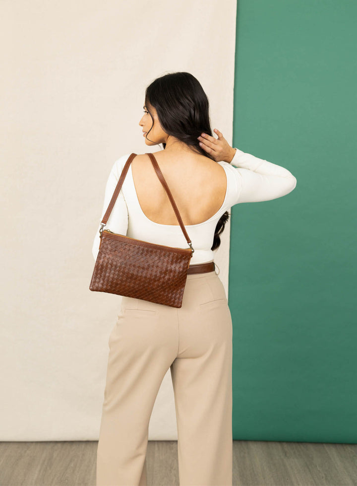 Woven Crossbody Bag