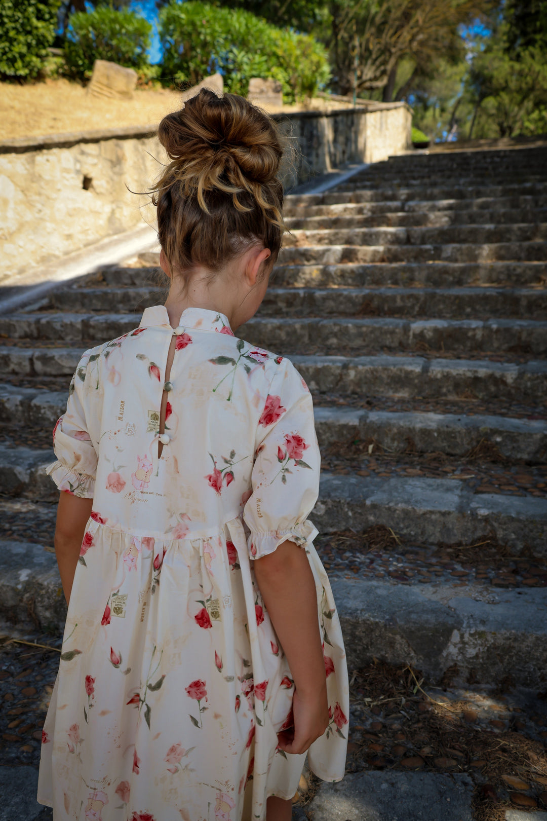 Madeleine Dress | Rose Garden Toile