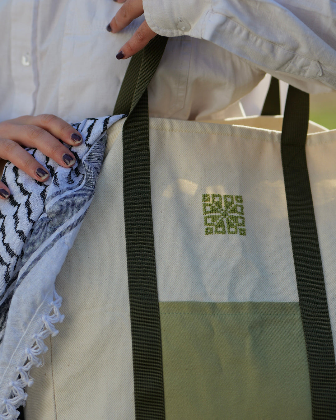 Liyana Market Tote - Green