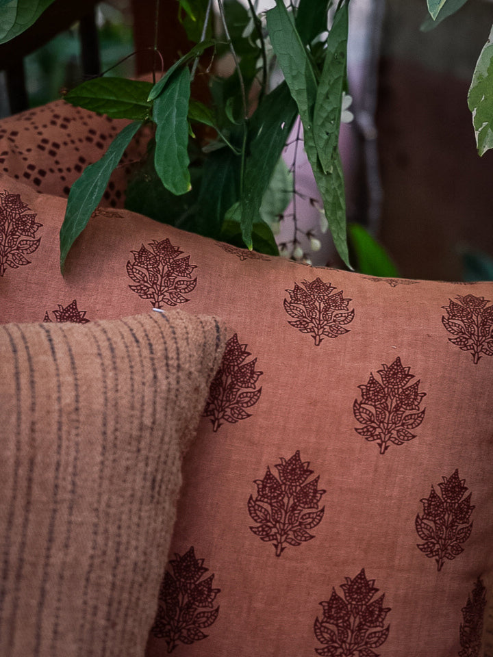 Rishi Cinnamon/Clay Decorative Pillow Cover