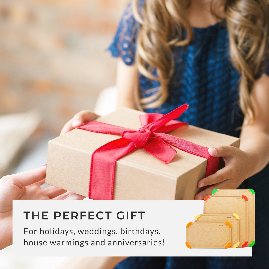 14 x 19 x 3/8 Cutting Board | Non Slip & Color Code | X Large