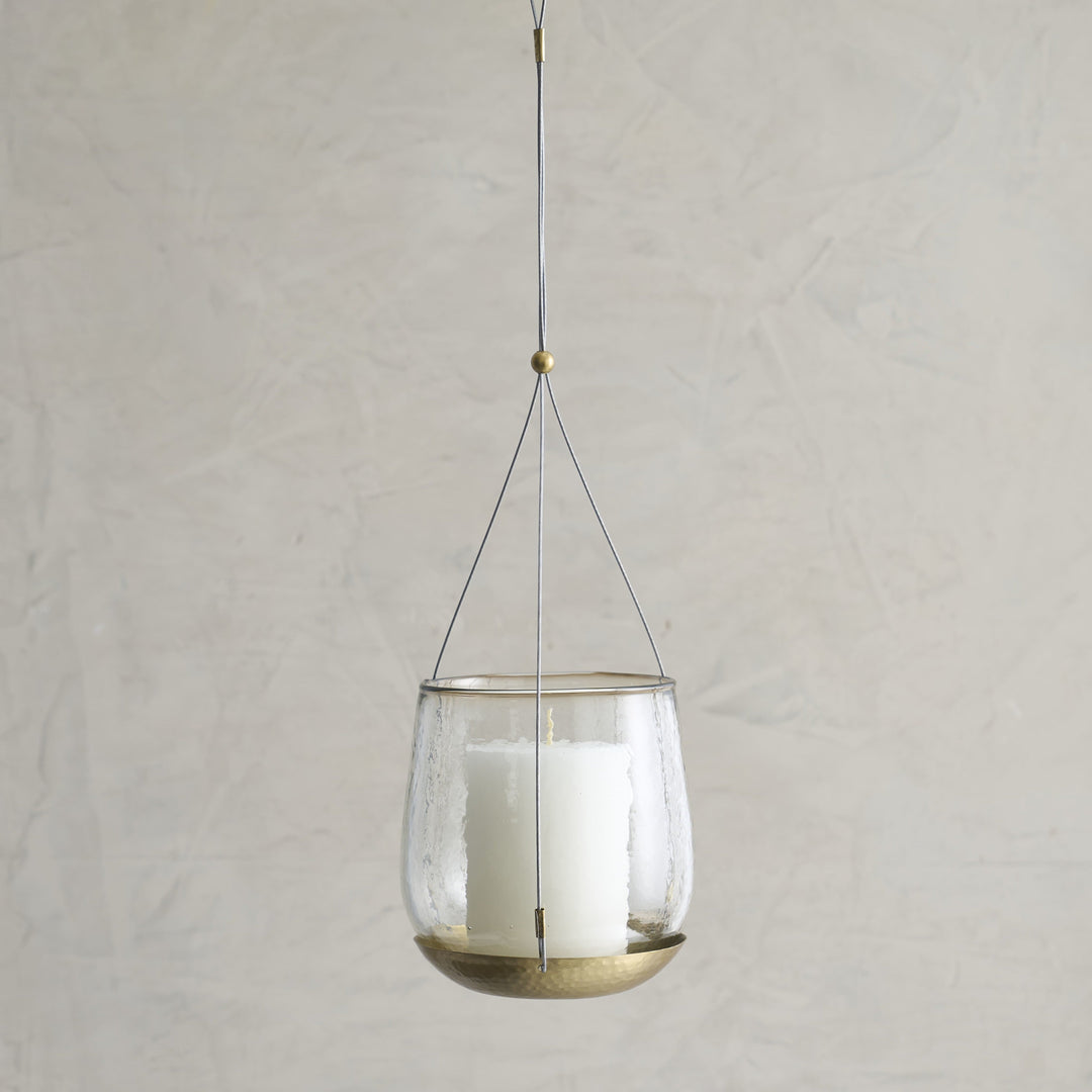 Pebbled Hanging Lantern