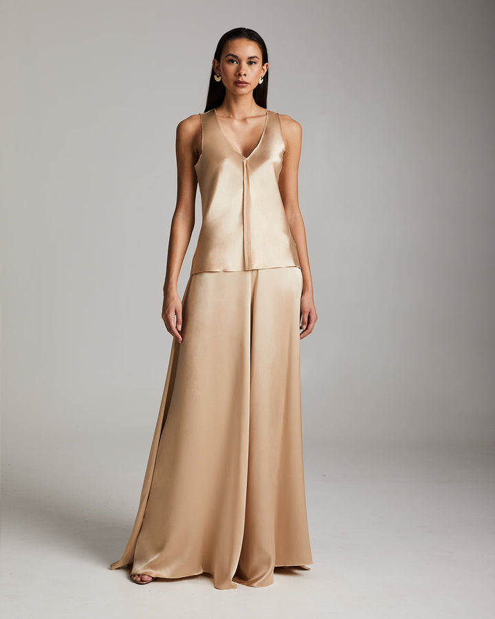 Silk Palazzo Pants
