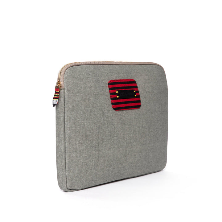 Zipped Canvas Laptop Case for 13" 14"