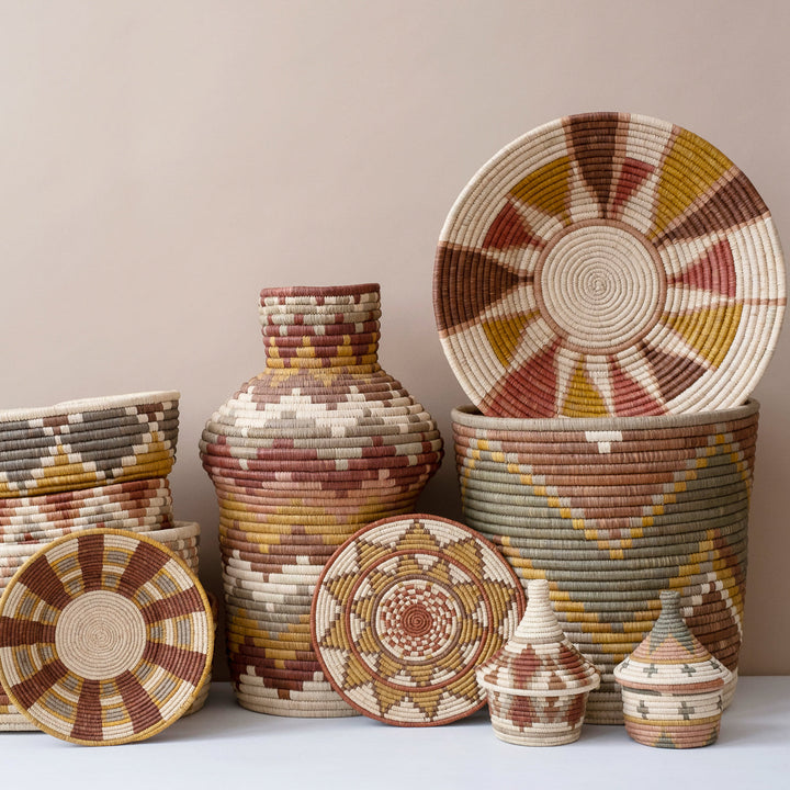 Zig Zag Grandmother Vase ~ Elevate Collection