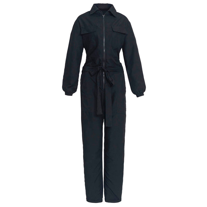 Amelia Recycled Travel Jumpsuit - Black