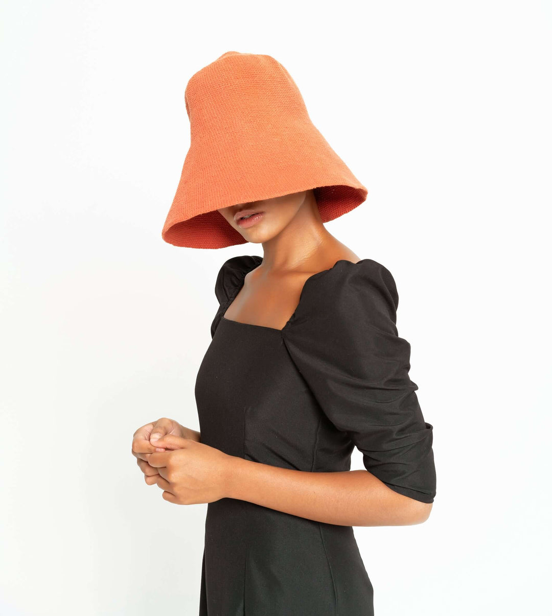 Bloom Crochet Hat - Burnt Sienna