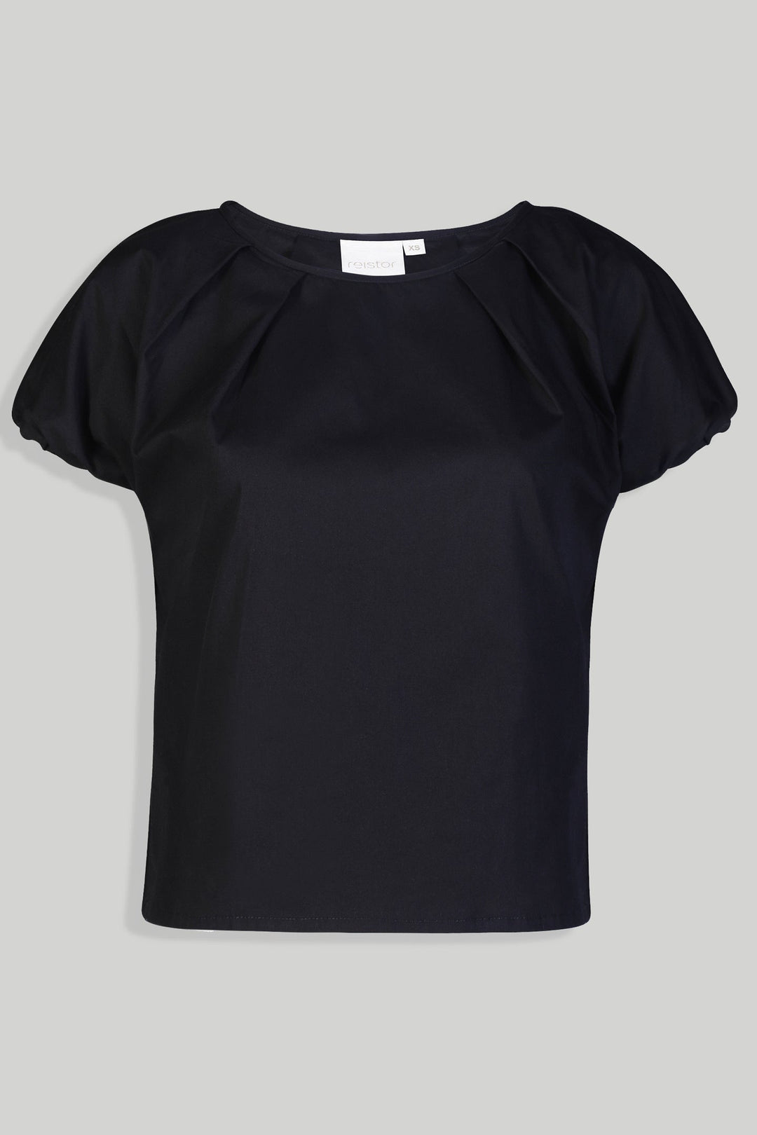 Balloon Sleeve Top - Black