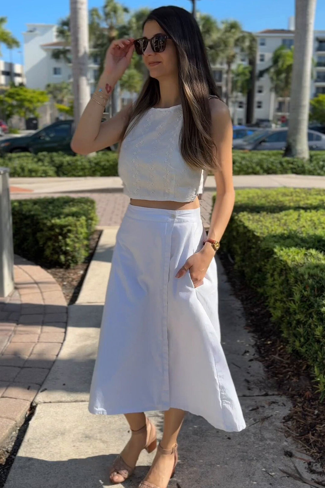 Breezy Summer Set - White