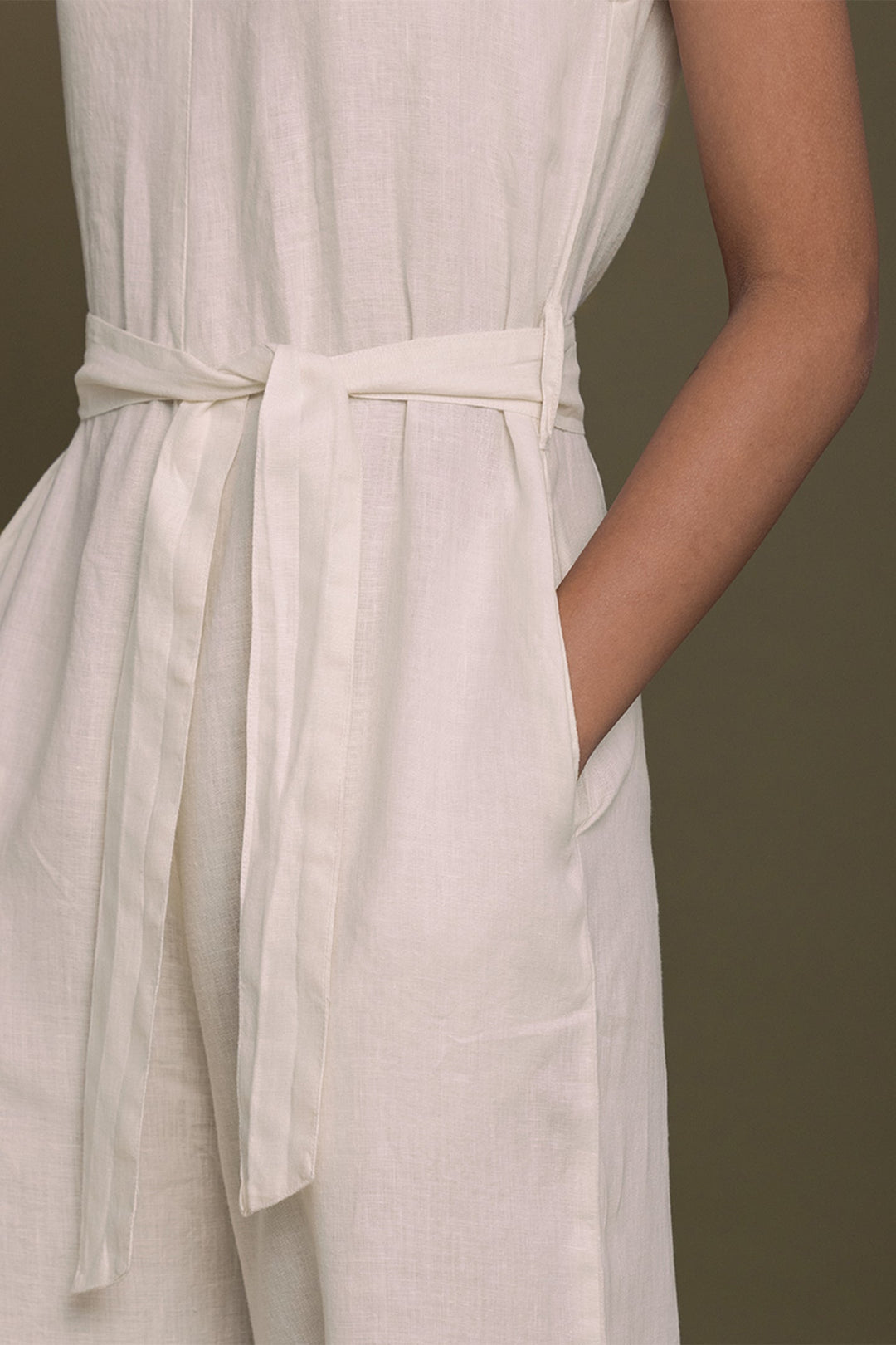Breakfast in Bed Jumpsuit - Off-white