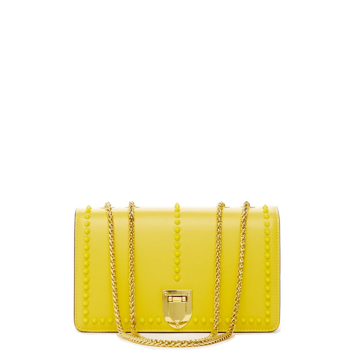 Josie Mustard Yellow Leather Purse