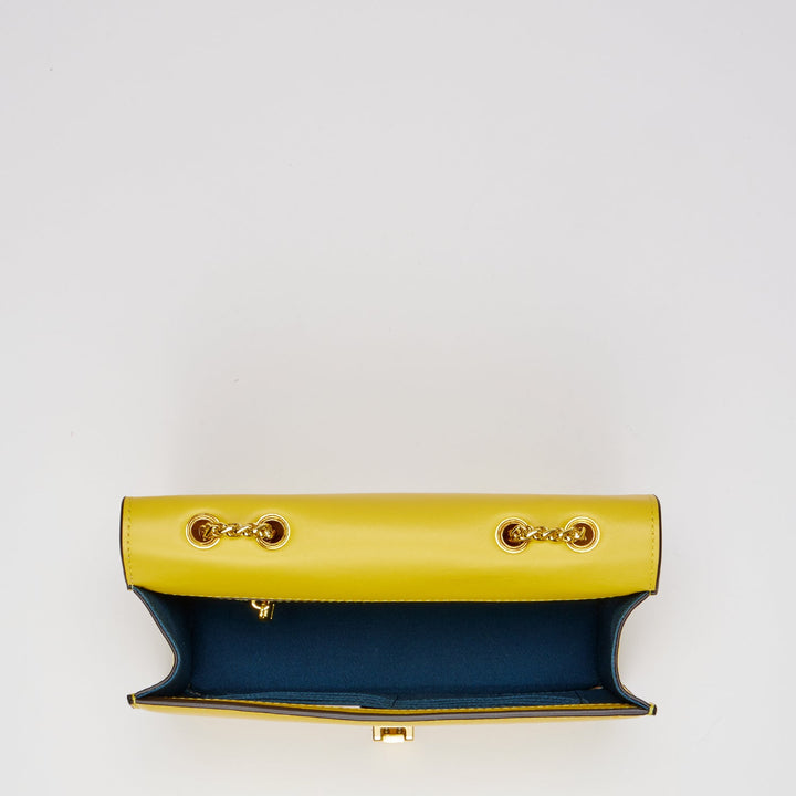 Josie Mustard Yellow Leather Purse