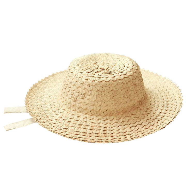 Celeste Woven Straw Hat - Natural Beige