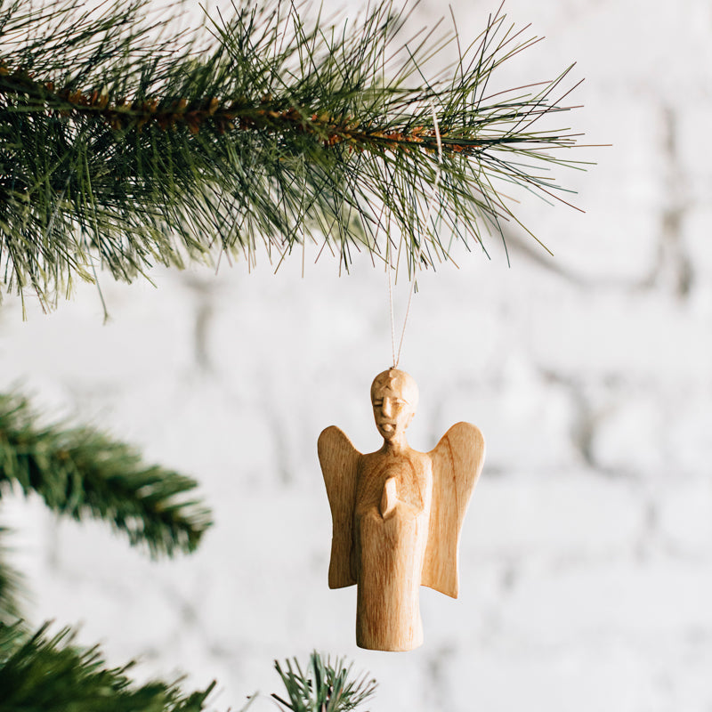 Carved Angel Ornament