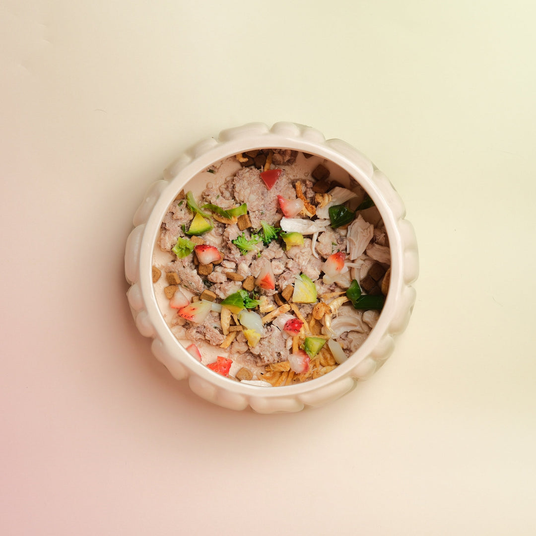 Puff Pet Bowl - Gradient Caramel