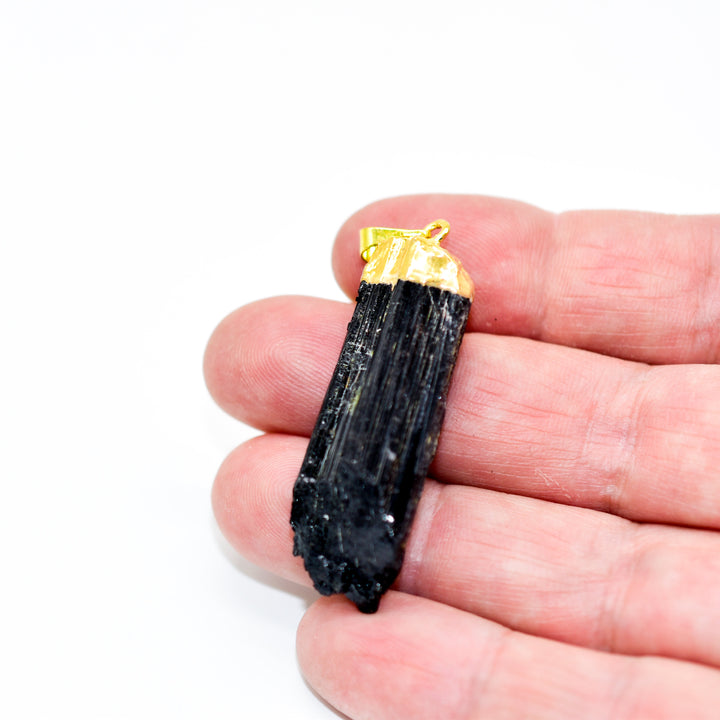Black Tourmaline Pendant Necklace