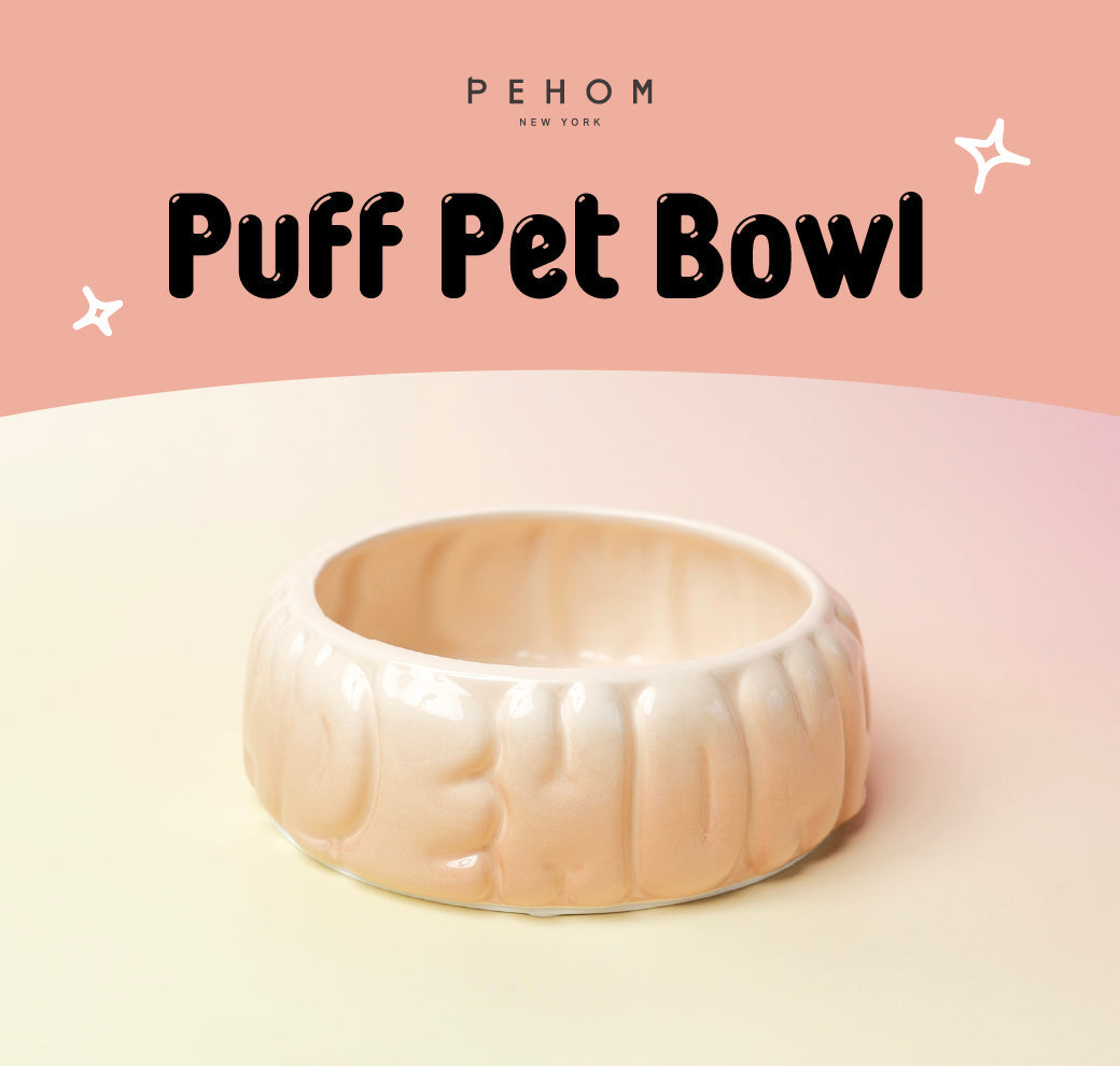Puff Pet Bowl - Gradient Caramel
