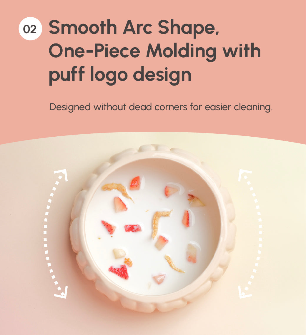 Puff Pet Bowl - Gradient Caramel