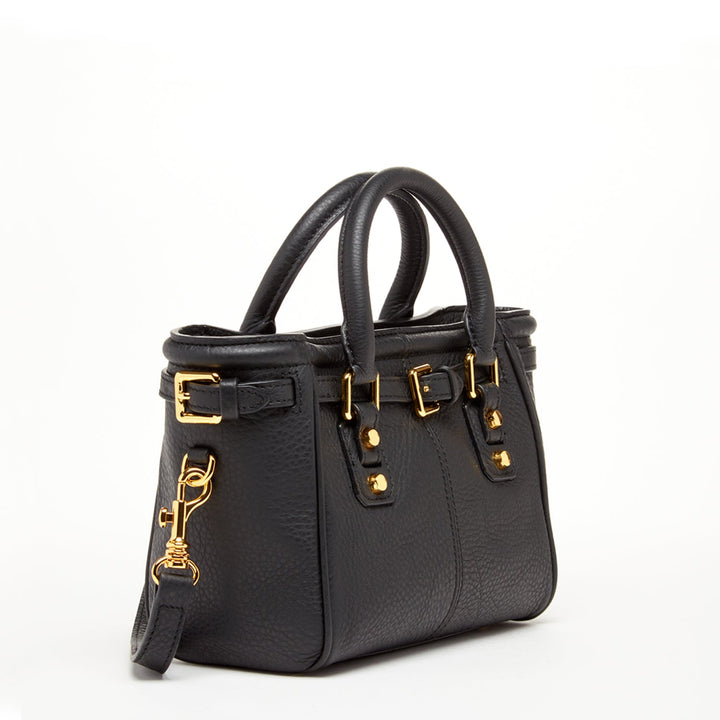 Susu The Emma Leather Satchel Bag - Black