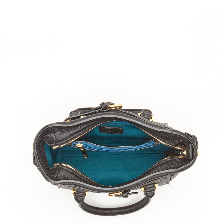 Susu The Emma Leather Satchel Bag - Black