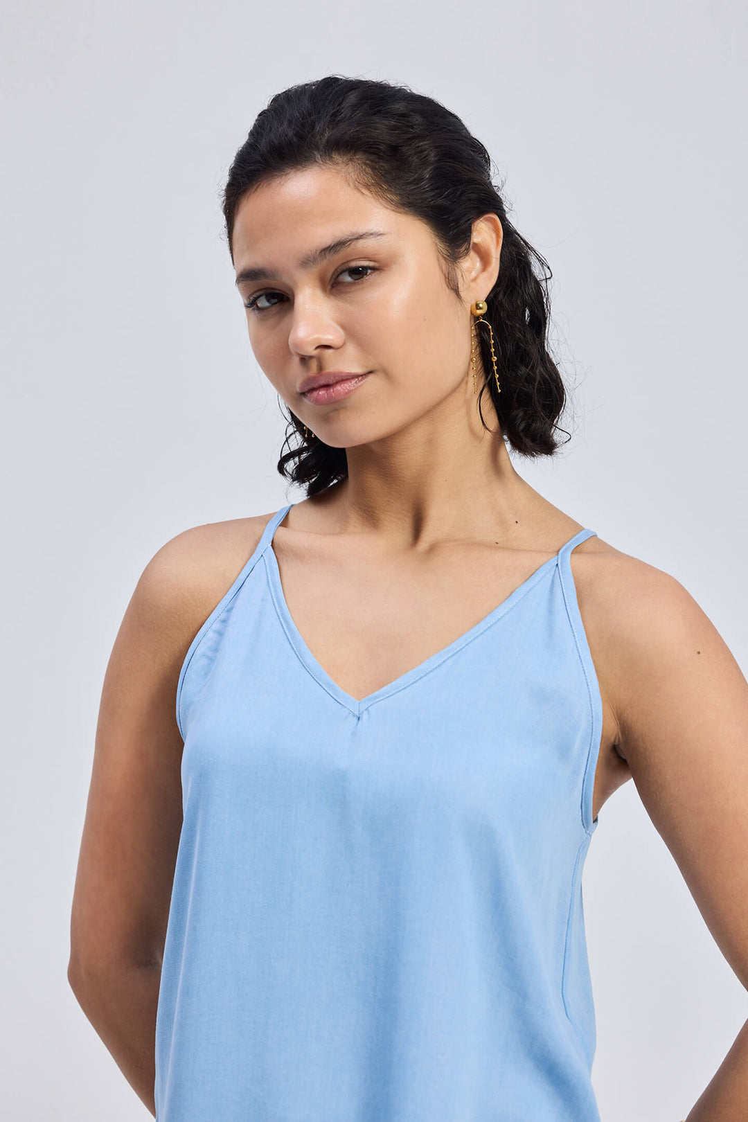 Endless Sunday Top in Denim