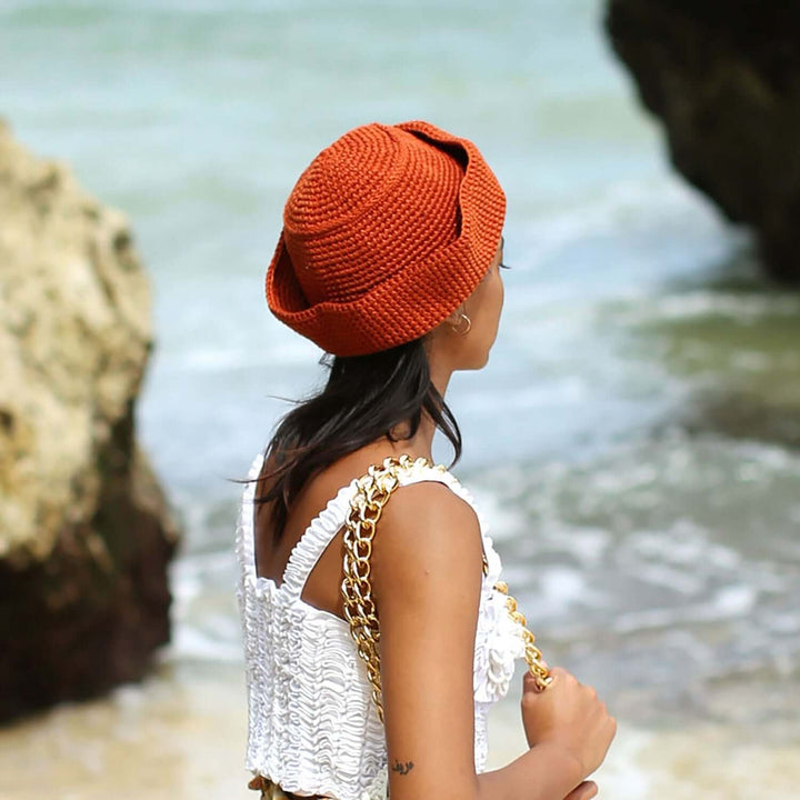 Gani Crochet Hat - Rooibos Tea Brown