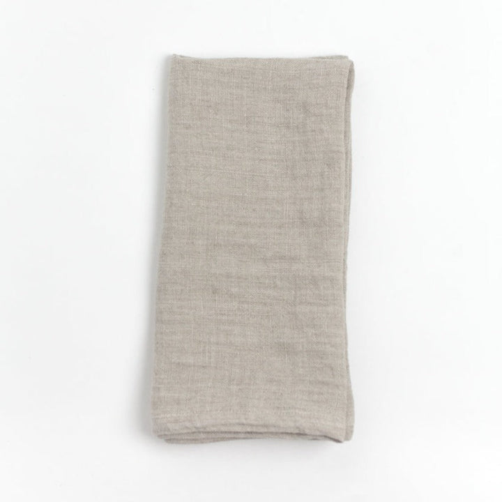 Stone Washed Linen Napkins Set of 4
