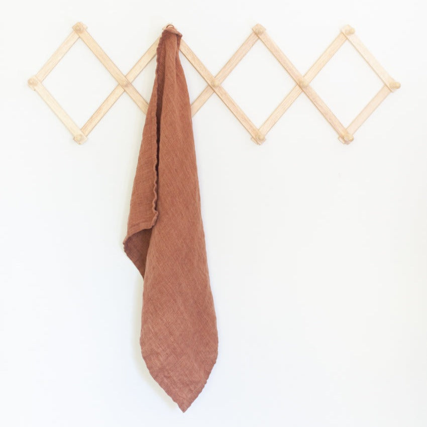 Stone Washed Linen Tea Towel