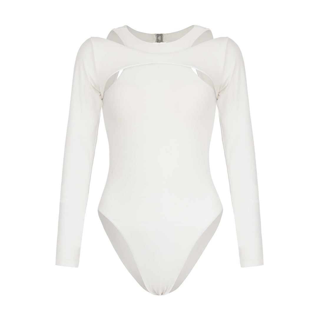 Jupiter Open-back Recycled Two-piece Swimsuit - White