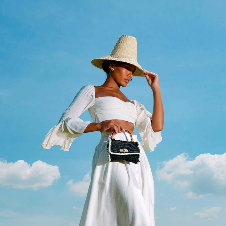 Kemala Palm Straw Hat - Beige