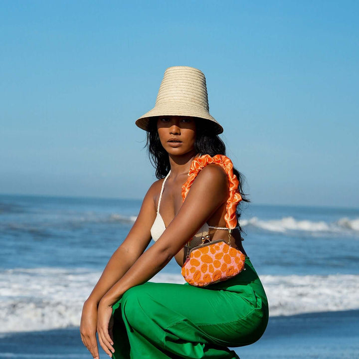 Margo Palm Straw Hat - Nude