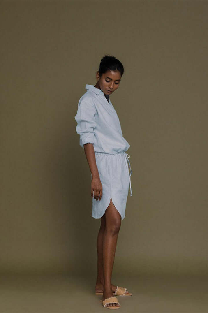 Meet me by the Cliff Dress - Blue