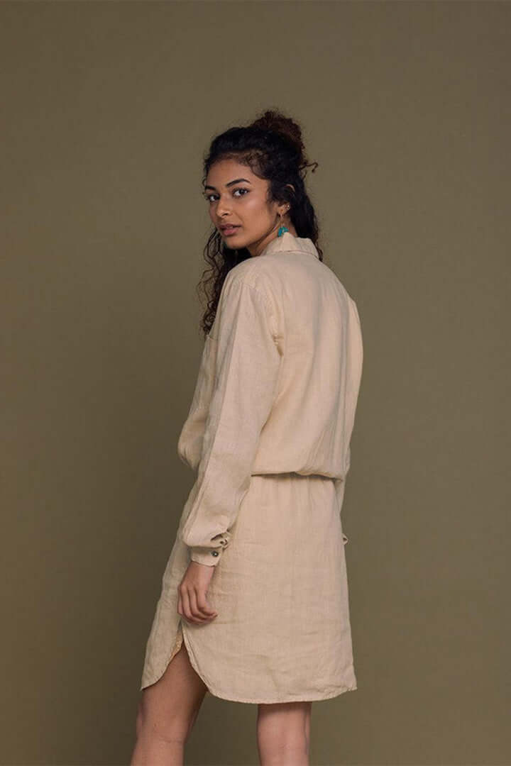 Meet me by the Cliff Dress - Sand Beige