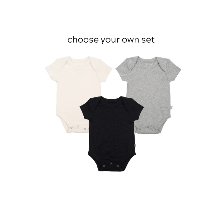 Boxed - 3 pc. lap bodysuit set  | mixed