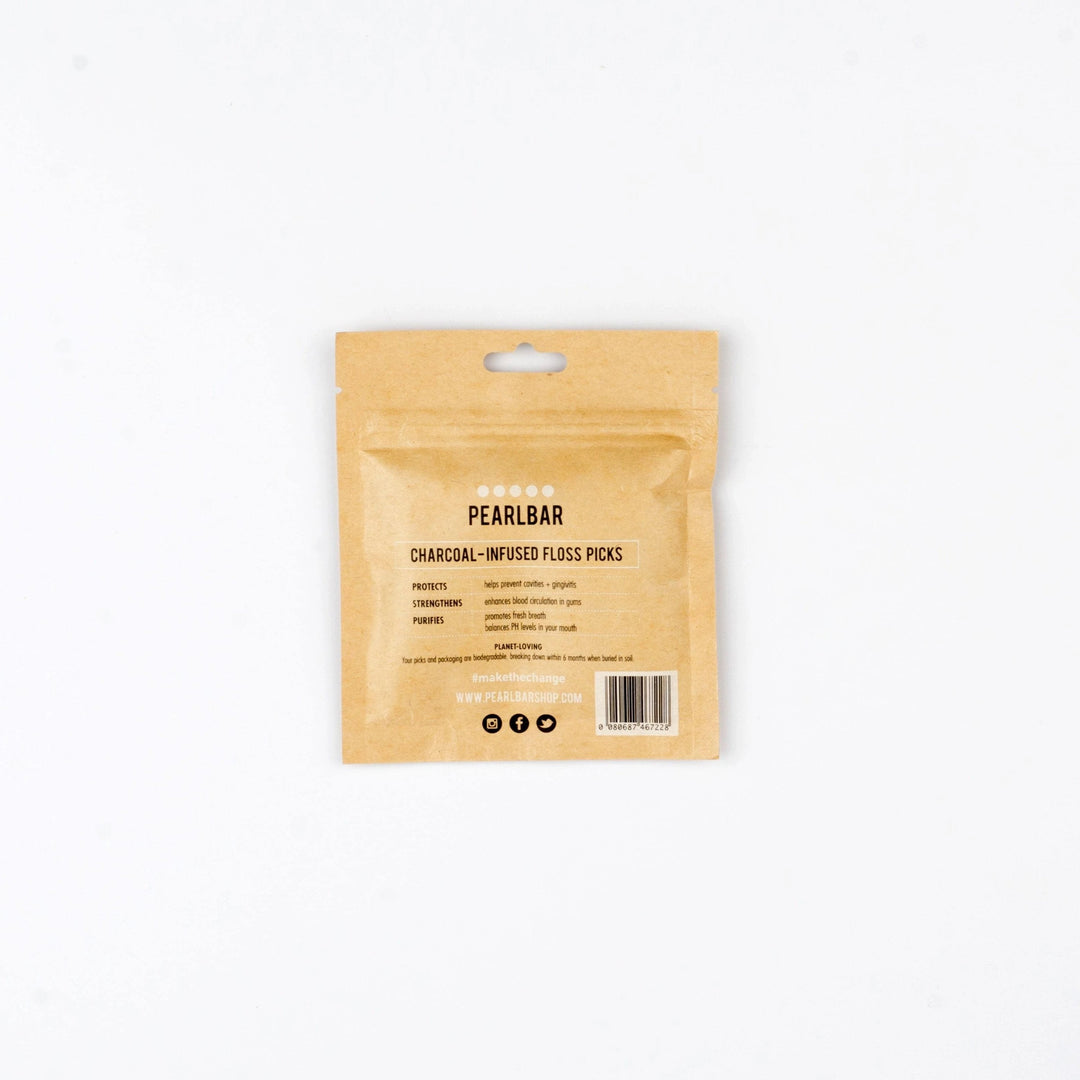 PearlBar Charcoal Infused Dental Flossers