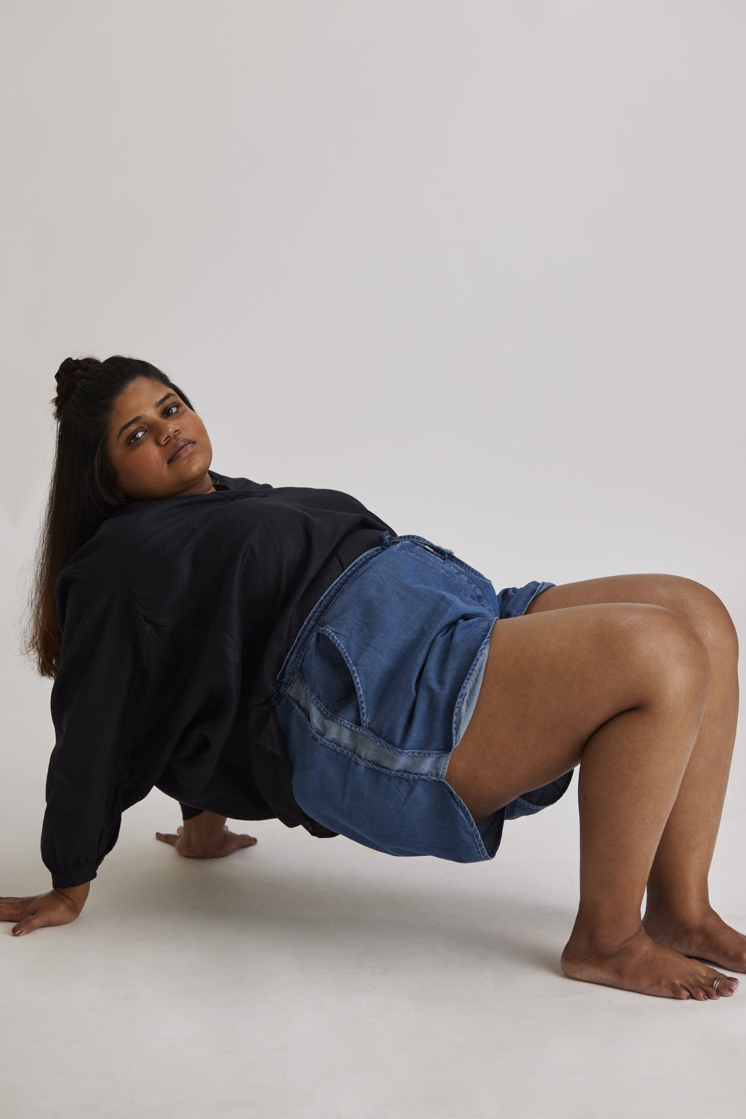 Power Play Shorts - Blue Denim