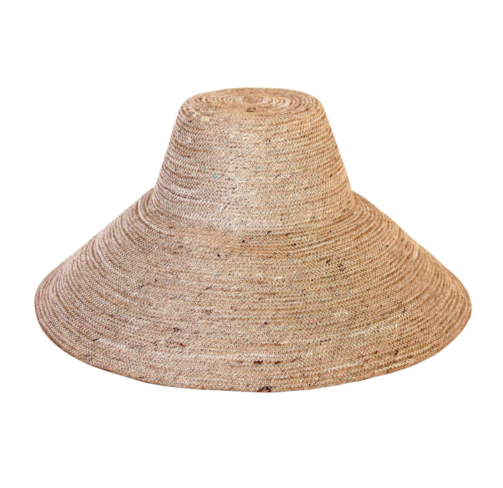 Riri Jute Handwoven Straw Hat - Natural Beige