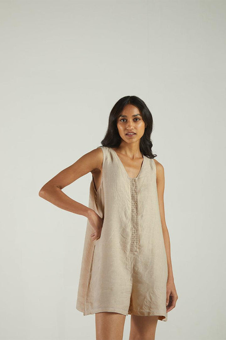 Romp and Play Romper - Sand Beige
