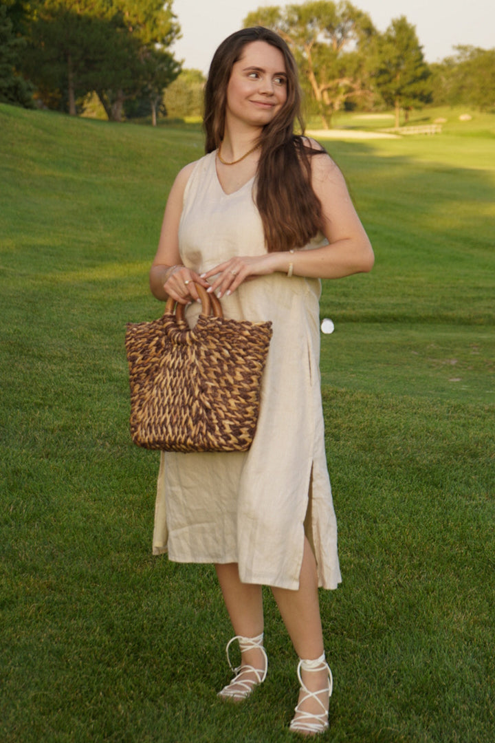 Reading Tea Leaves Dress - Sand Beige